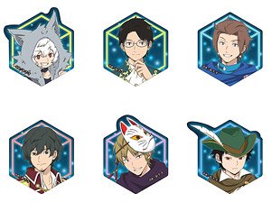 TV Animation [World Trigger] Glitter Acrylic Badge Collection (Set of 6) (Anime Toy)