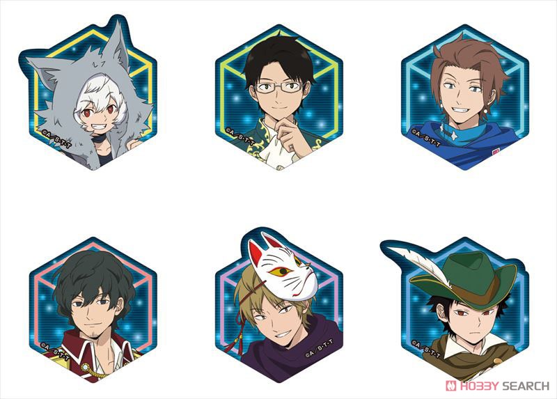 TV Animation [World Trigger] Glitter Acrylic Badge Collection (Set of 6) (Anime Toy) Item picture1