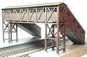 1/80(HO) [memory`s] Overpass Brown (Completed) (Model Train)