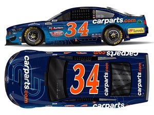 `マイケル・マクドウェル` #34 カーパーツ.com フォード マスタング NASCAR 2021 (ミニカー)