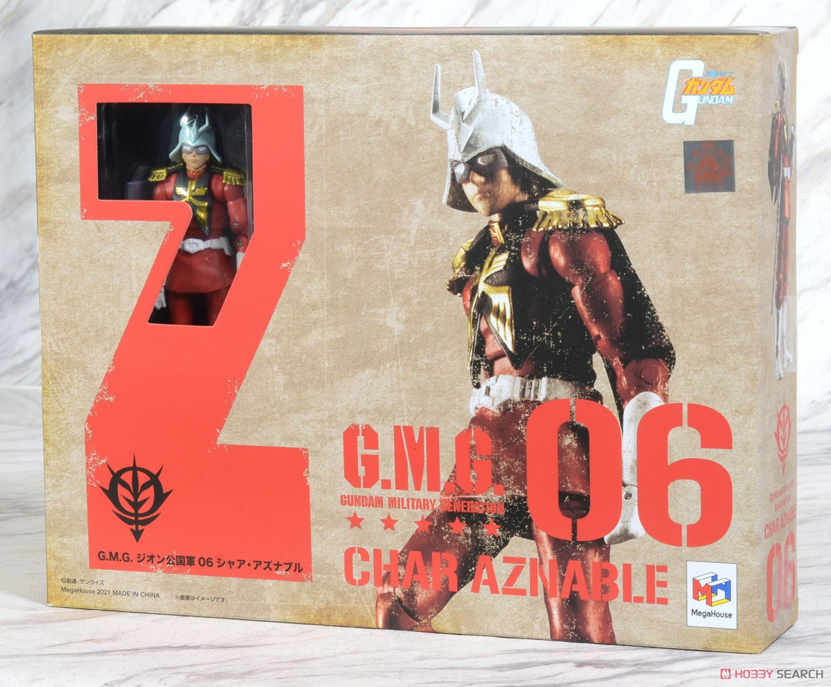G.M.G. 機動戦士ガンダム ジオン公国軍 06 シャア・アズナブル (フィギュア) パッケージ1
