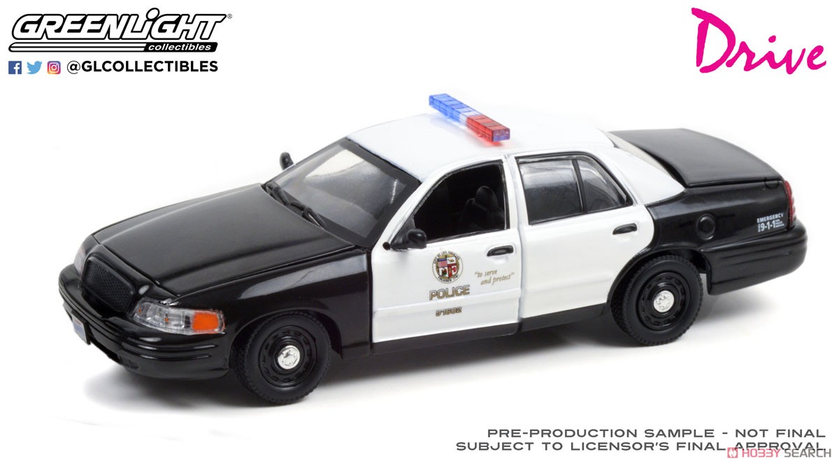 Drive (2011) - 2001 Ford Crown Victoria Police Interceptor - LAPD (ミニカー) 商品画像1