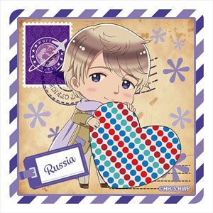 Animation [Hetalia: World Stars] Rubber Mat Coaster [Russia] (Anime Toy)