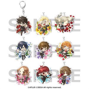 Charaflor Acrylic Key Persona 5 Royal (Set of 9) (Anime Toy)