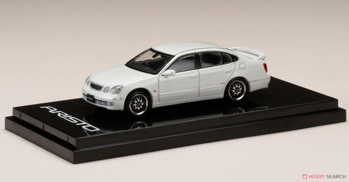 Toyota Aristo V300 Vertex Edition Custom Version White Pearl Crystal Shine (Diecast Car) Item picture1