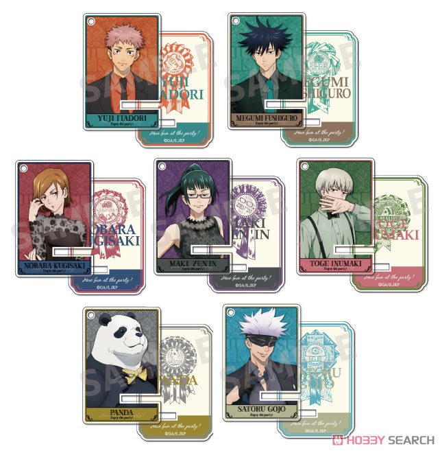 Jujutsu Kaisen Trading Acrylic Mini Smartphone Stand Party Ver. (Set of 7) (Anime Toy) Other picture2