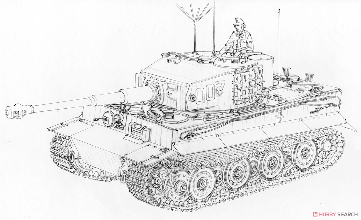 WW.II ドイツ軍 ティーガーI 後期生産型 `ヴィットマン ラスト タイガー` マジックトラック付 (プラモデル) その他の画像3