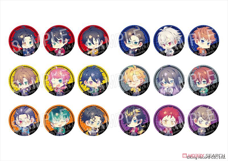 Hypnosis Mic -Division Rap Battle- Trading Can Badge (Set of 18) (Anime Toy) Item picture1