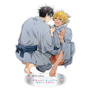 [Kuro-Gyaru ni Natta Kara Shinyu to Shite Mita] Acrylic Stand C (Anime Toy)