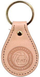 Yurucamp Leather Key Ring Sakura Kagamihara (Anime Toy)