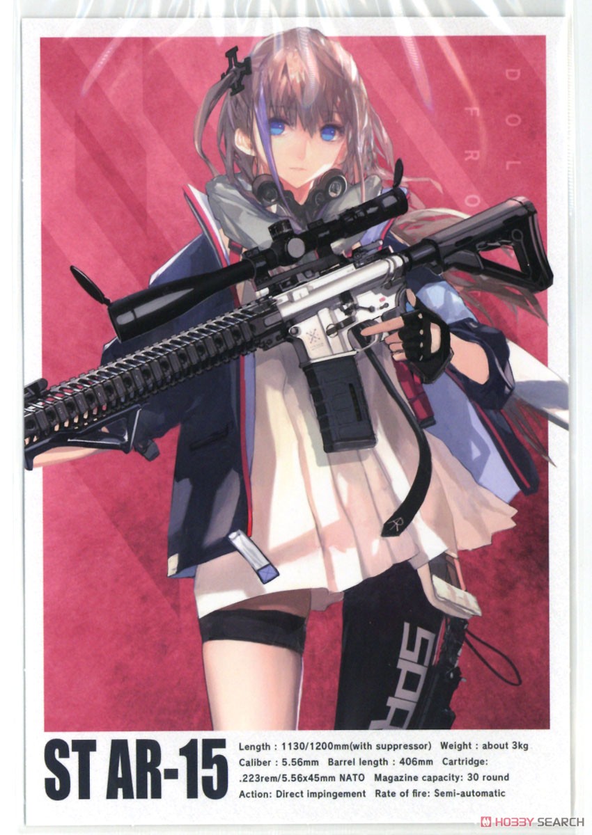 1/12 Little Armory (LADF16) Dolls Frontline ST AR-15 Type (Plastic model) Contents2