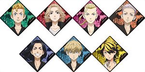 Tokyo Revengers Glitter Acrylic Badge Collection (Set of 7) (Anime Toy)