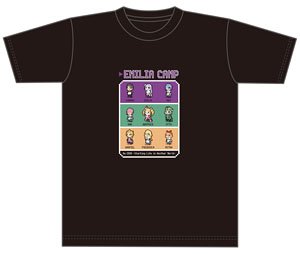 「Re:ゼロから始める異世界生活」 Tシャツ sideエミリア (キャラクターグッズ)