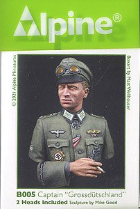 WWII German Division Grossdeutschland Captain (Plastic model)