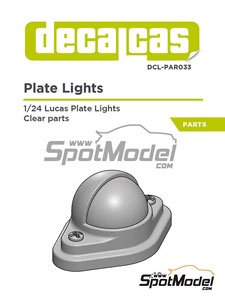 Lucas Plate Lights Clear Parts (Accessory)