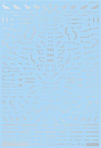 1/144 GM Line Decal No.6 [Neuron] Silver (Material)