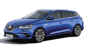 ルノー メガーヌ エステート 2020 アイアンブルー (ミニカー)