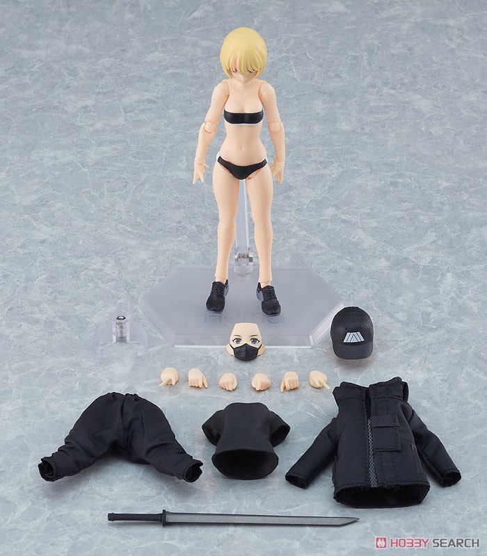 figma 女性body (ユウキ) with テックウェアコーデ (フィギュア) 商品画像10