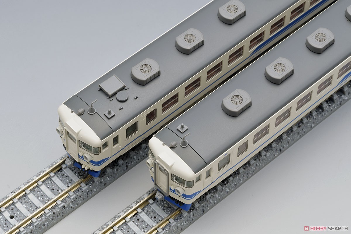 JR 475系 電車 (北陸本線・新塗装・ベンチレーターなし) セット (3両セット) (鉄道模型) 商品画像10