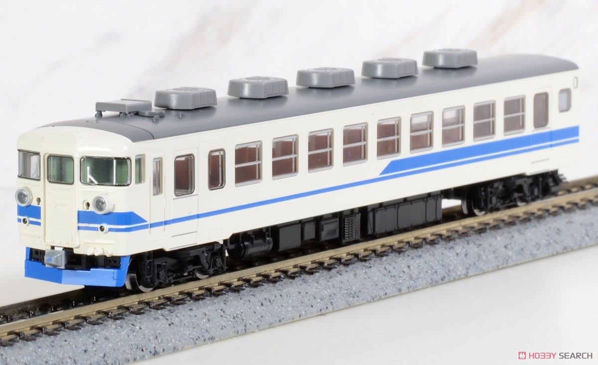 JR 475系 電車 (北陸本線・新塗装・ベンチレーターなし) セット (3両セット) (鉄道模型) 商品画像3