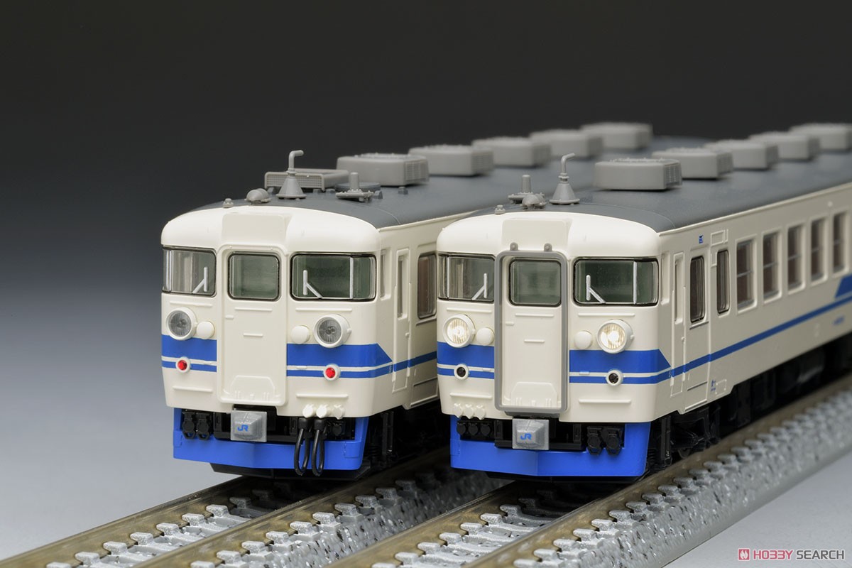 JR 475系 電車 (北陸本線・新塗装・ベンチレーターなし) セット (3両セット) (鉄道模型) 商品画像9