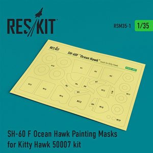 SH-60F Ocean Hawk Painting Masks for Kitty Hawk 50007 kit (Plastic model)