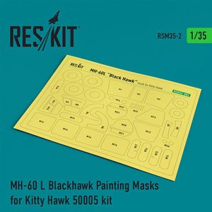 MH-60L Blackhawk Painting Masks for Kitty Hawk 50005 kit (Plastic model)