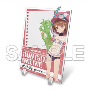 [Sword Art Online Alternative Gun Gale Online] Acrylic Memo Stand (Anime Toy)