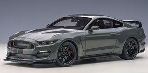 Ford Shelby GT350R (Gray / Black Stripe) (Diecast Car)