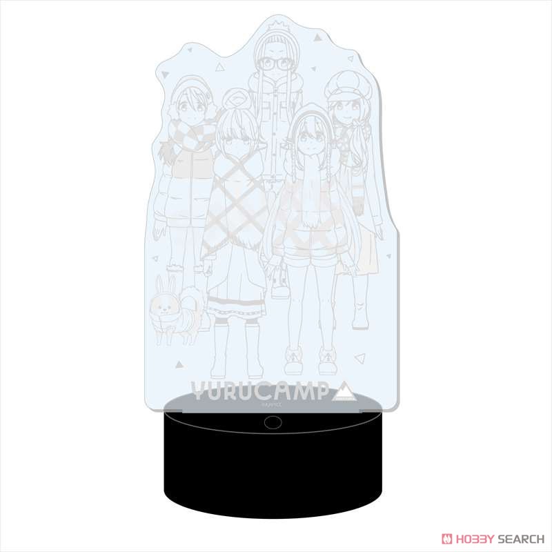 Laid-Back Camp Season 2 LED Big Acrylic Stand 01 Assembly (Anime Toy) Item picture1