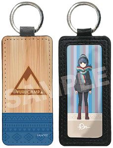 Laid-Back Camp Season 2 Leather Key Ring 02 Rin Shima (Anime Toy)