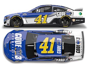 Cole Custer #41 Code 3 Associates Ford Mustang NASCAR 2021 (Diecast Car)