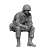 WWII アメリカ陸軍 腰掛けて小休を取る空挺兵 (プラモデル) その他の画像1