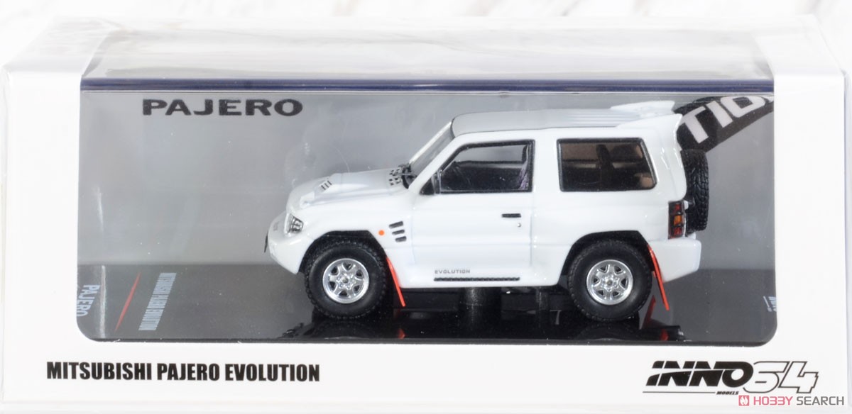 Mitsubishi Pajero Evolution White (Diecast Car) Package1