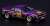 Nissan Silvia S14 Rocket Bunny Boss Aero M Purple (Diecast Car) Item picture1