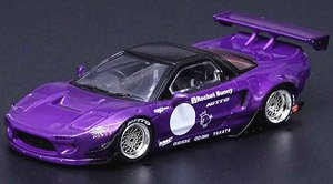 NSX (NA1) ROCKET BUNNY V2 AERO Mパープル (ミニカー)