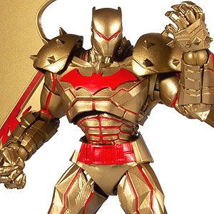 DC Comics - DC Multiverse: 7 Inch Action Figure - #055 Hellbat Armor Batman (Gold Edition) [Comic] (Completed)