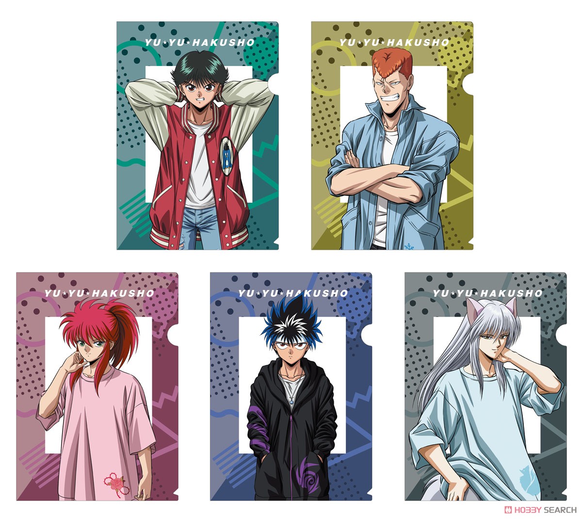 Yu Yu Hakusho [Especially Illustrated] Kurama 90`s Casual Ver. Clear File (Anime Toy) Other picture1