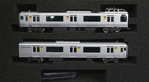 J.R. Kyushu Series 817-0 (Fukuhoku Yutaka Line, V001 Formation) Standard Two Car Formation Set (w/Motor) (Basic 2-Car Set) (Pre-colored Completed) (Model Train)