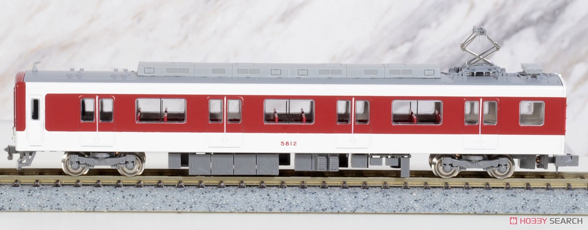 Kintetsu Series 5800 (Nagoya Line) Four Car Formation Set (w/Motor) (4-Car Set) (Pre-colored Completed) (Model Train) Item picture2