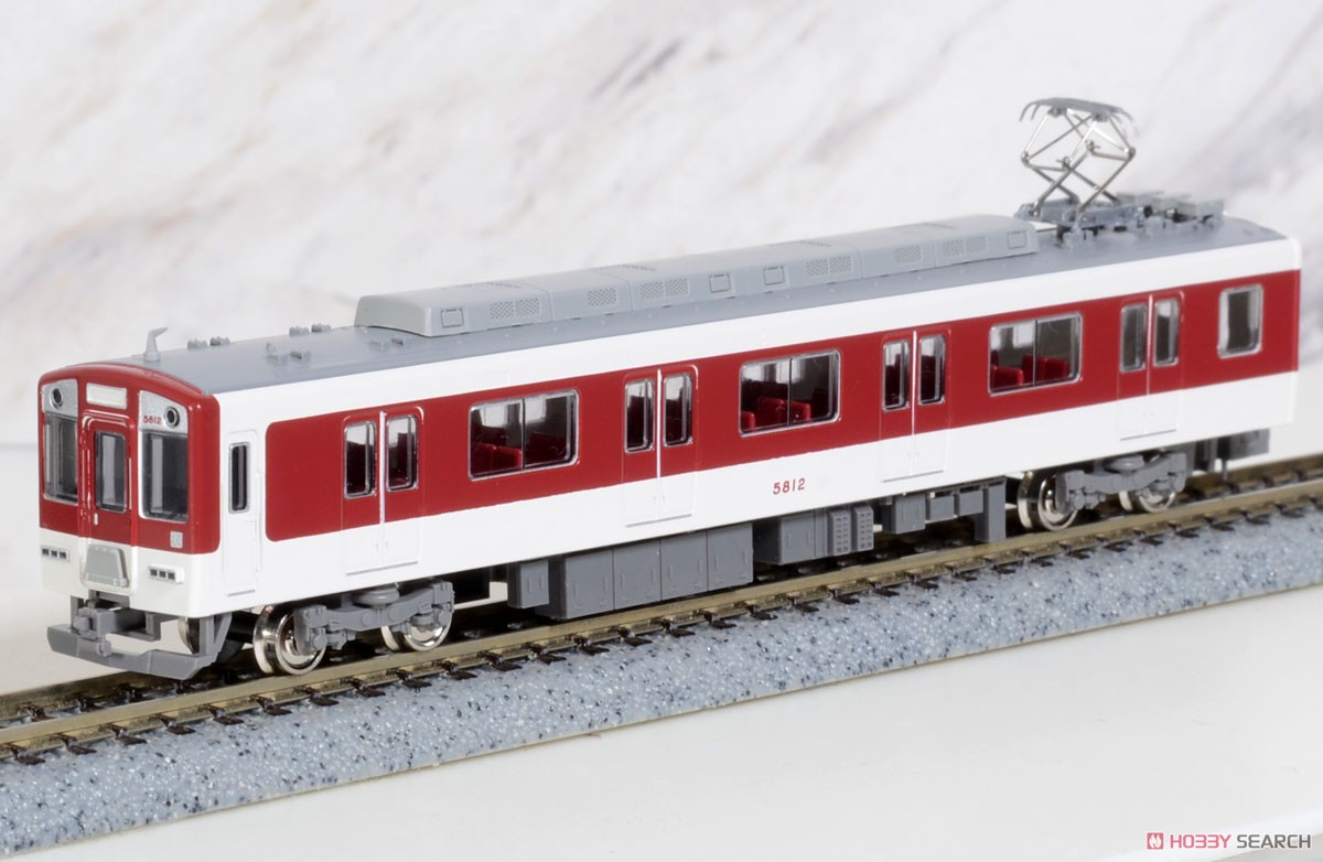 Kintetsu Series 5800 (Nagoya Line) Four Car Formation Set (w/Motor) (4-Car Set) (Pre-colored Completed) (Model Train) Item picture3