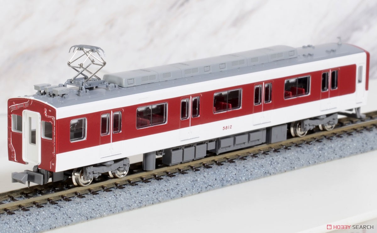 Kintetsu Series 5800 (Nagoya Line) Four Car Formation Set (w/Motor) (4-Car Set) (Pre-colored Completed) (Model Train) Item picture4