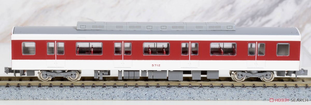 Kintetsu Series 5800 (Nagoya Line) Four Car Formation Set (w/Motor) (4-Car Set) (Pre-colored Completed) (Model Train) Item picture5