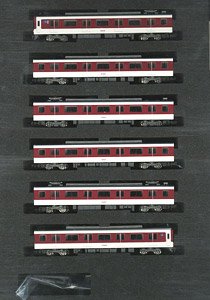 Kintetsu Series 5800 L/C Car (Through Train, 5805 Formation) Six Car Formation Set (w/Motor) (6-Car Set) (Pre-colored Completed) (Model Train)