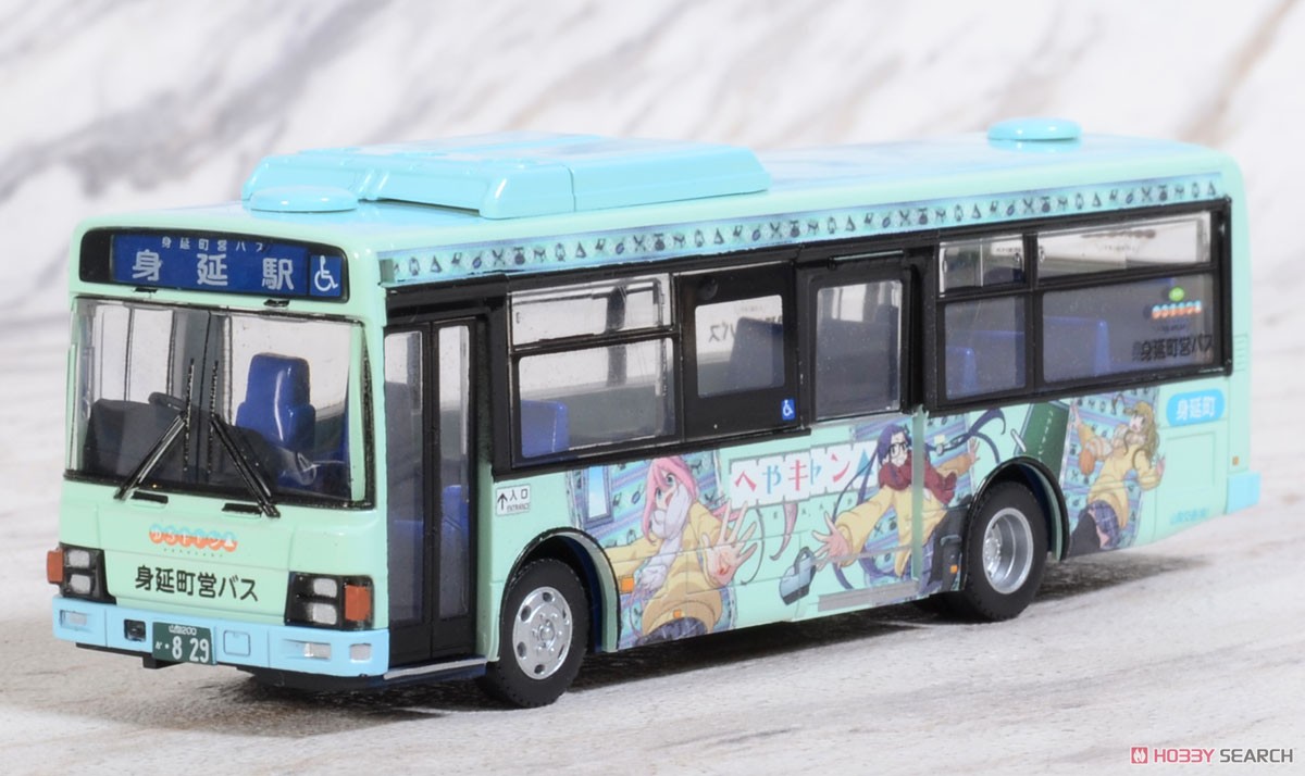 The All Japan Bus Collection 80 [JH041] Minobuchoei Bus Laid-Back Camp Wrapping Bus (Isuzu Erga Mio) (Model Train) Item picture4