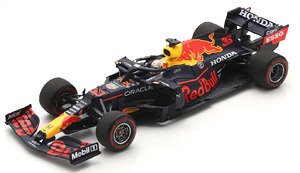 Red Bull Racing Honda RB16B No.33 Red Bull Racing 2nd Spanish GP 2021 - 100th GP with Red Bull Racing Max Verstappen (Diecast Car)