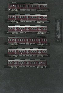 Hankyu Series 8300 (2nd Edition, 8314 Formation, White Light) Standard Six Car Formation Set (w/Motor) (Basic 6-Car Set) (Pre-colored Completed) (Model Train)