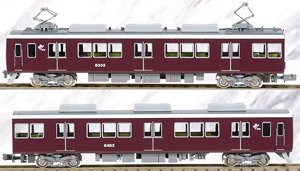 Hankyu Series 8300 (2nd Edition, 8333 Formation, White Light) Additional Two Lead Car Set (without Motor) (Add-on 2-Car Set) (Pre-colored Completed) (Model Train)