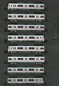 Meitetsu Series 5000 (Bolster Anchor Bogie Formation, Marker Lamp Lighting) Eight Car Formation Set (w/Motor) (8-Car Set) (Pre-colored Completed) (Model Train)