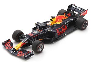 Red Bull Racing Honda RB16B No.33 Red Bull Racing 2nd Spanish GP 2021 - 100th GP with Red Bull Racing Max Verstappen (Diecast Car)